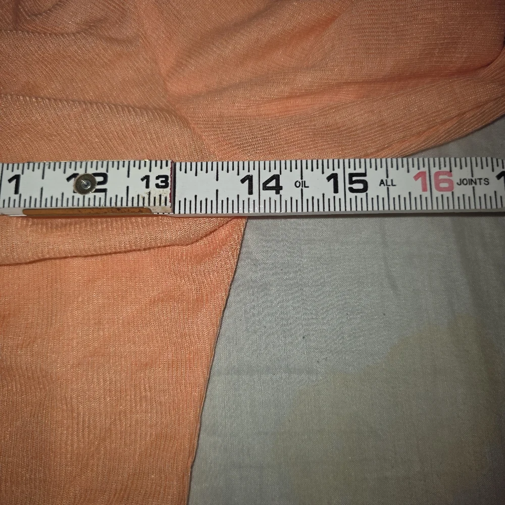 Fashion Nova I'm A Flirt 2-Piece Orange Ruched Top Set Size M NWT - Picture 12 of 13